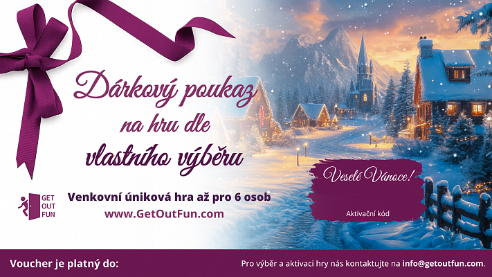 Get Out Fun - Univerzální dárkový poukaz