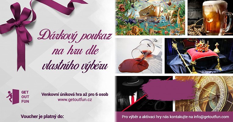 Get Out Fun - Univerzální dárkový poukaz